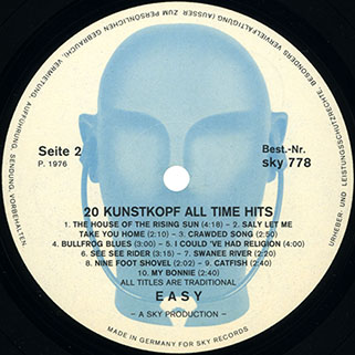 easy kunstkopf 20 all time hits label 2