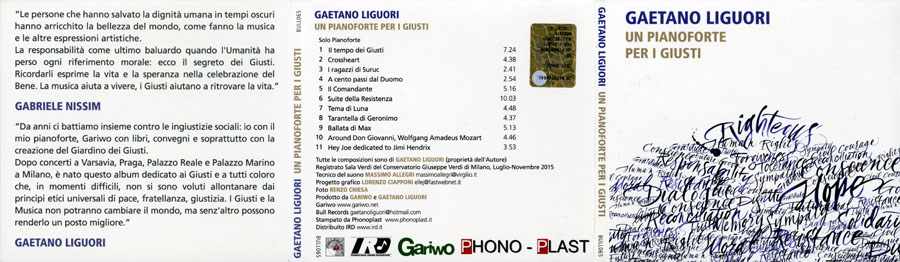 gaetino liguori cd un pianoforte per i giusti cover out