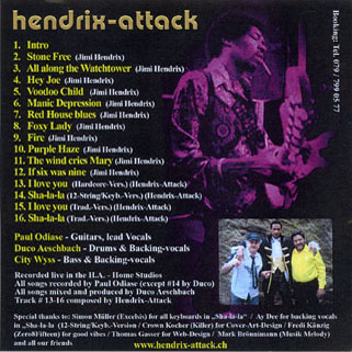 hendrix attack back cover