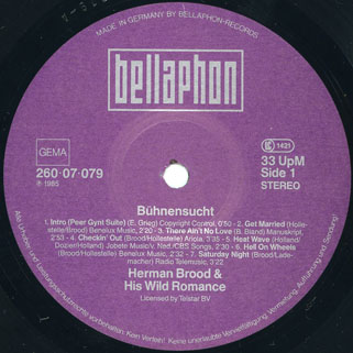 herman brood lp buhnensucht label 1