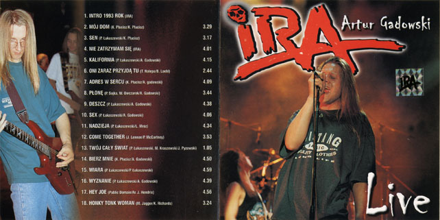 ira cd live cover out