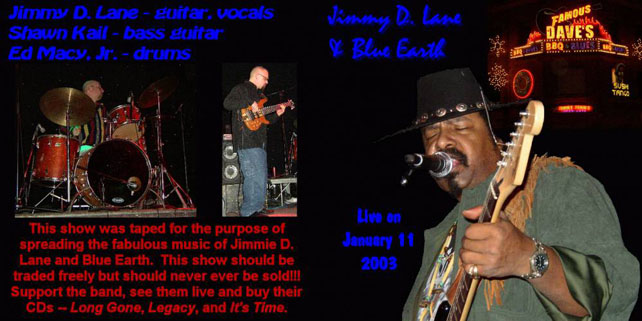 jimmy d lane live at famous dave's inside