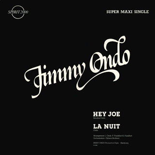 jimmy ondo 45 rpm hey joe - la nuit back cover