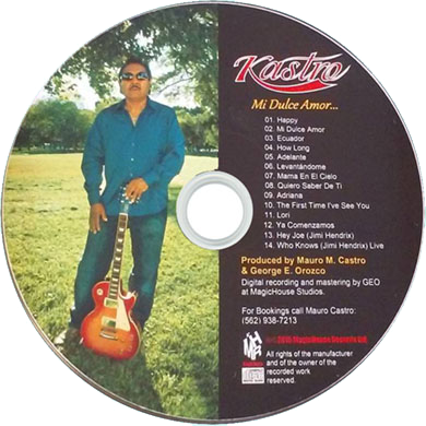 kastro cd mi dulce amor label