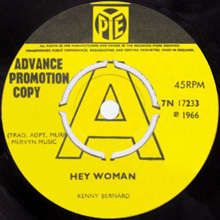 kenny bernard uk single promo pye