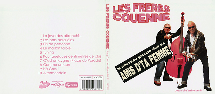 Les Frères Couenne CD Jusqu'où S'arrêteront-ils cover out