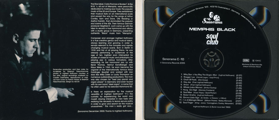 memphis black cd sonorama in