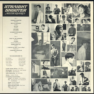 millburnaires lp straight shooter back cover