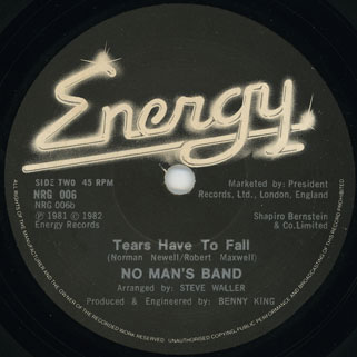 no man's band b side Tears are to fall