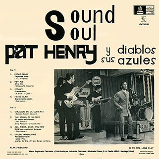 pat henry y sus diablos azules sound soul back