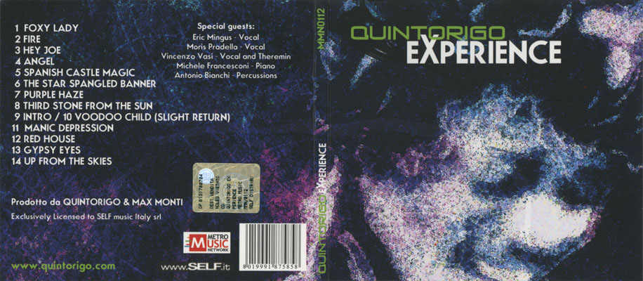 quintorigo cd quintorigo experience out