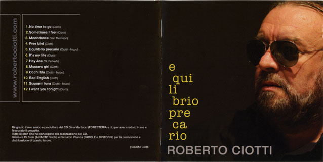 roberto ciotti cd equilibro precario sleeve out