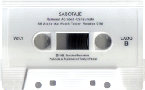 sabotage tape volume one demo side 2