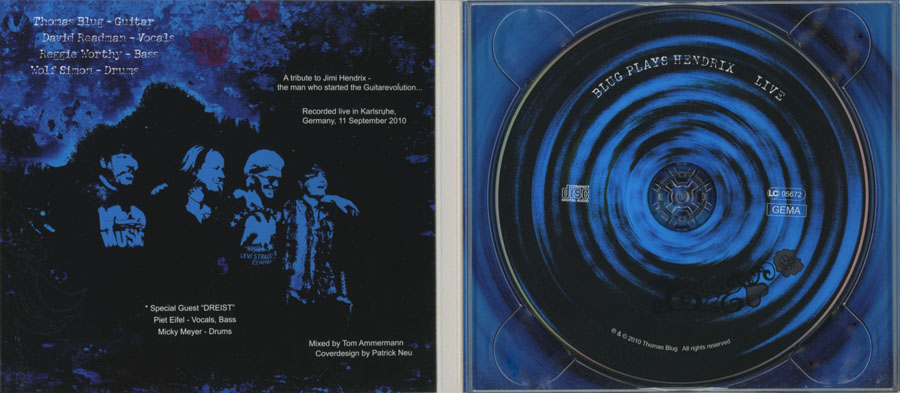 thomas blug cd blug plays hendrix back