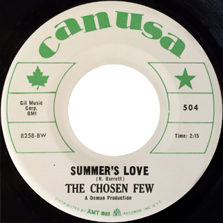 chosen few single Hey Joe b/w Summer's Love side Summer's Love green