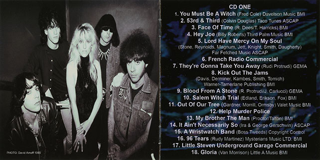 fuzztones cd snake oil booklet 2