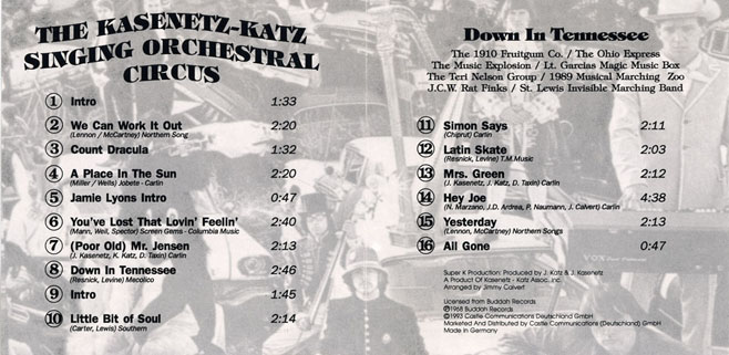 kasenetz katz cd down in tennessee sleeve in