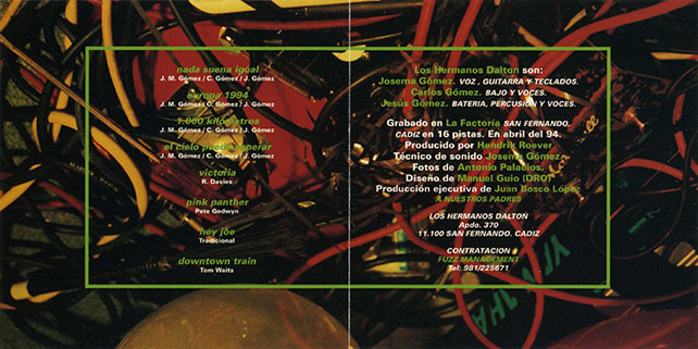 los hermanos dalton cd nada suena igual cover in