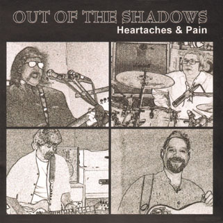 out of the shadows cd heartaches and pain front