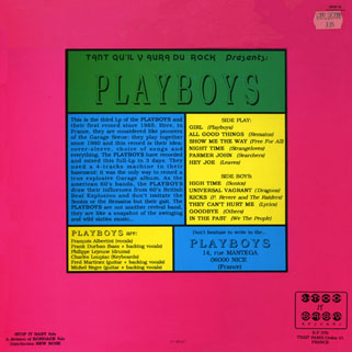 playboys lp girl back cover