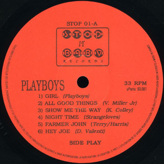 playboys lp girl label A