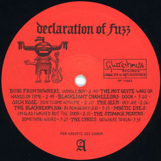 seen lp red declaration of fuzz label 1