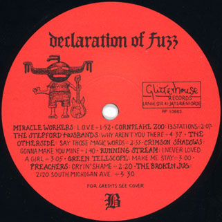 seen lp red declaration of fuzz label 2