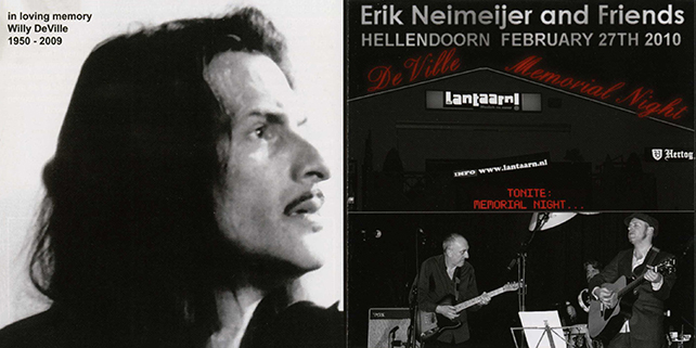 Erik Neimeijer 2010 02 27 CD Hellendoorn tribute to Willy DeVille cover out