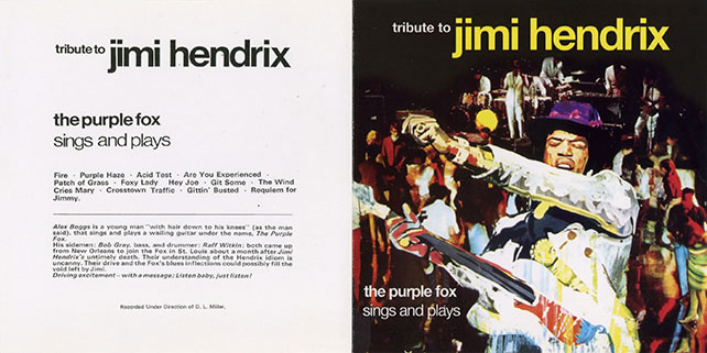 purple fox cd tribute to jimi hendrix fallout usa cover out