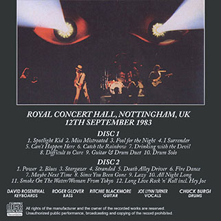 rainbow 1983 09 12 cd nottingham 1983 back