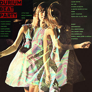 rocky roberts lp durium beat party front