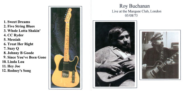 roy buchanan 1973 05 08 marquee club out one cd