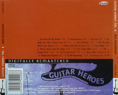 roy buchanan guitar heroes volume 8 tray