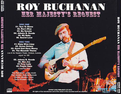 roy buchanan 1981 08 01 her majesty's request tray