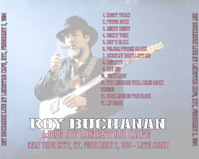 roy buchanan lonestar cafe 1984 tray