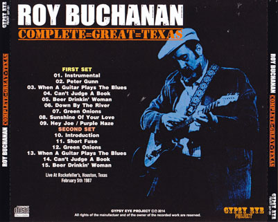 roy buchanan 1987 02 05 complete great texas tray