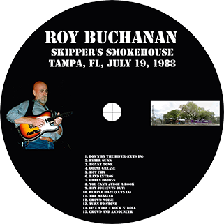 roy buchanan 1988 07 19 skippers's smokehouse label