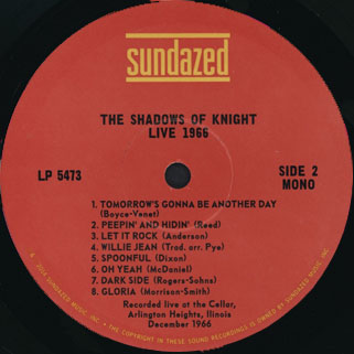 shadows of knight lp at cellar label 2