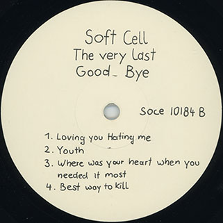 soft cell lp art of tearing apart label 2