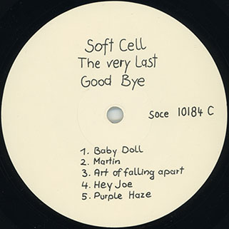 soft cell lp art of tearing apart label 3