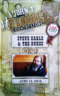 steve earle in helotes poster