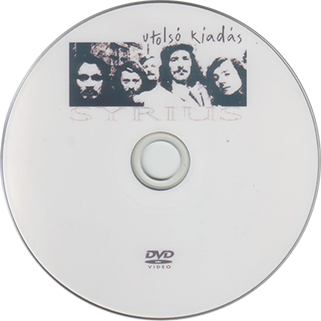 Syrius CD DVD  Utolso Kiadas original label DVD