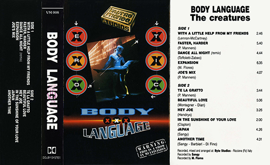 the creatures audio tape body language cover