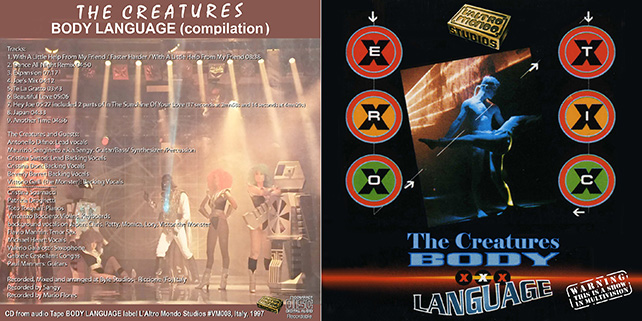 the creatures cdr body language cover A4