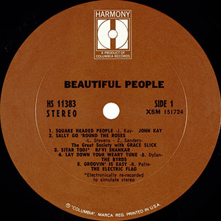 tim rose lp beautiful people label 1