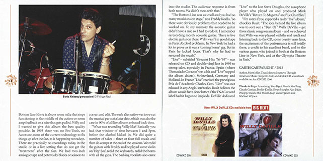 willy deville 1993 06 22-23 live in paris and new york booklet 8