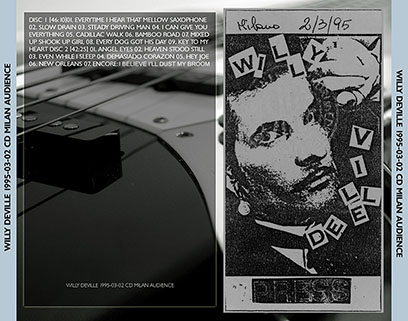 willy deville 1995 03 02 rolling stone milan italy tray