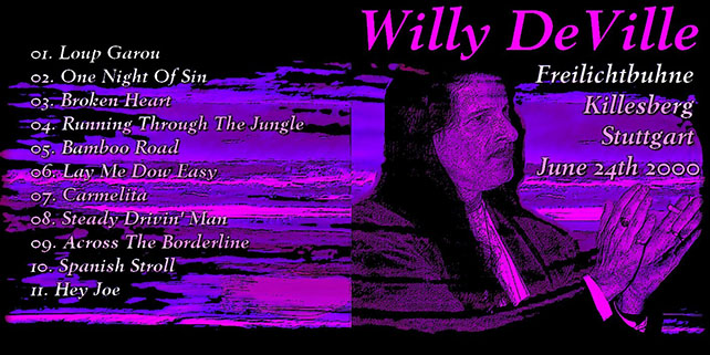 willy deville 2000 06 24 freilichtbuhne killesberg stuttgart cover