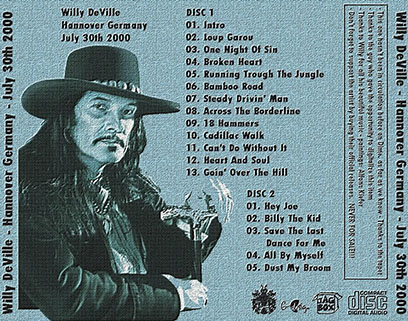 willy deville 2000 07 30 hannover germany tray