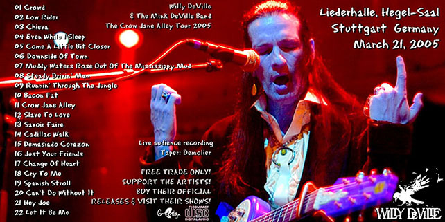 willy deville 2005 03 21 liederhalle stuttgart germany cover